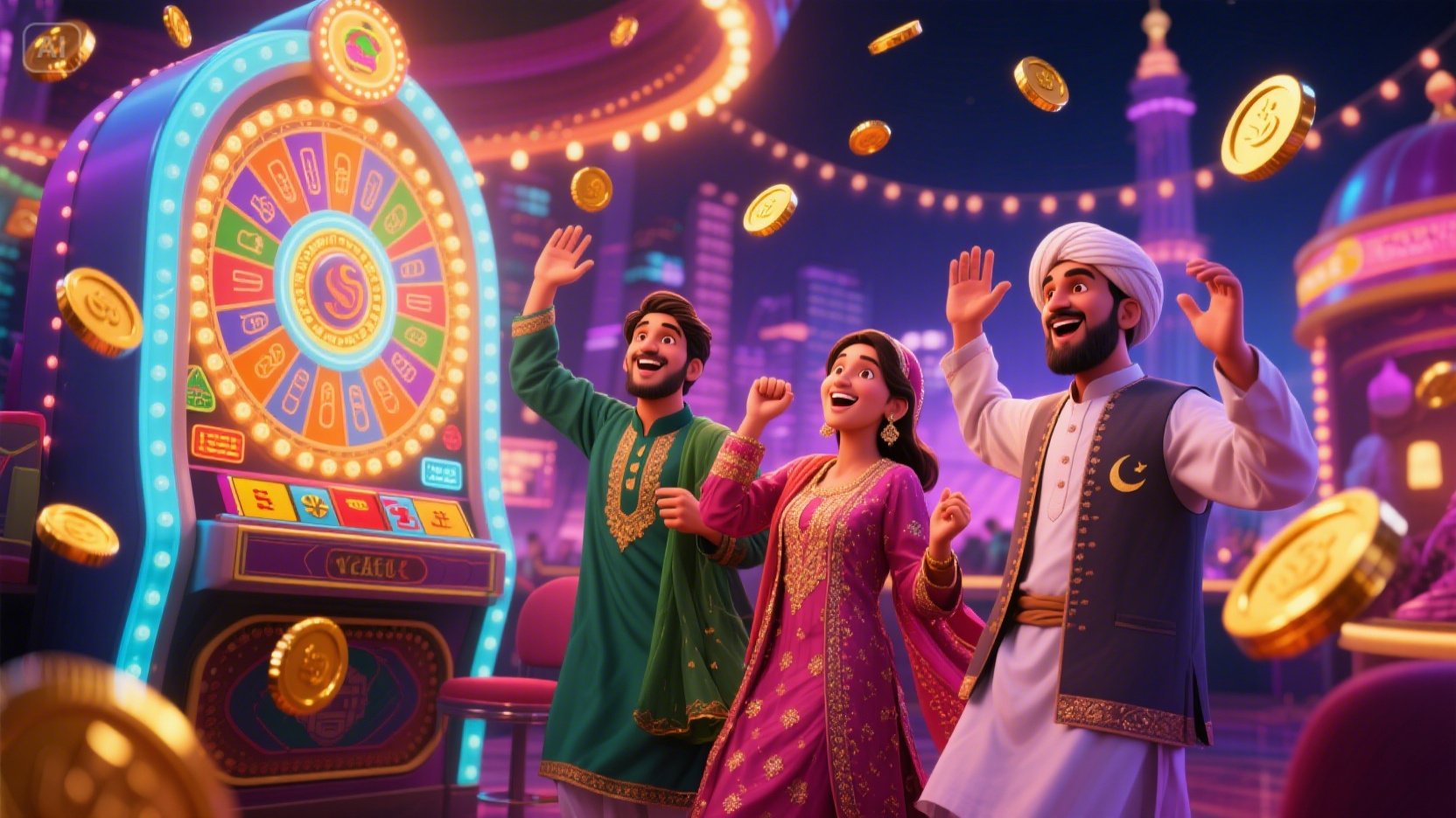 77Spins CasinoMake your first recharge today and claim 200% instantly! Pakistan’s casino fans can enjoy fair play, fast payouts, and premium slot games for real money.