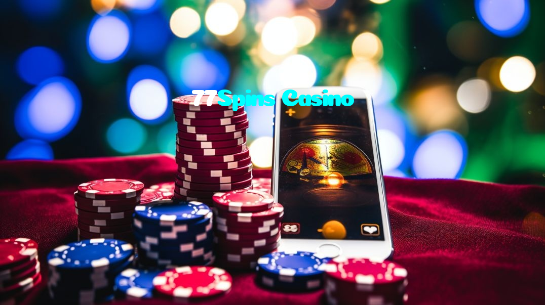 77Spins Casino خوش آمدید بونس +600% پیشکش موبائل ایپ کے پروموشن سیکشن میں دکھائی دیتی ہے۔
