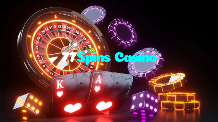 77Spins Casino casino presented on mobile device in Pakistan with slots and live games